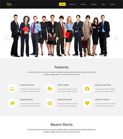 Gp.Free MultiPurpose HTML Bootstrap Template